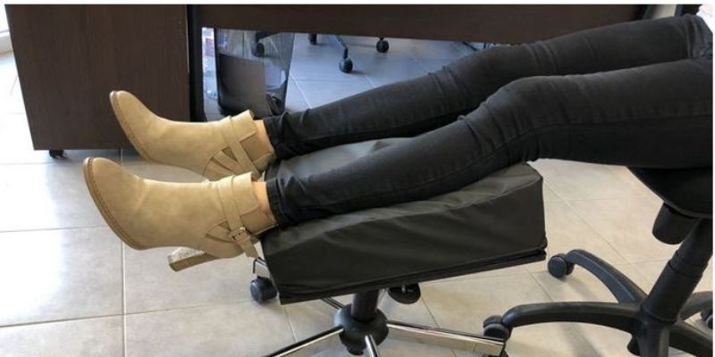 Repose jambes ergonomique pour bureau